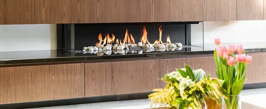 Double-height Fireplace Design Refurbishment in South Gate, California